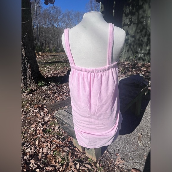 SOFT PINK WRAP AROUND TOWEL OUTFIT WITH A C MONOGRAM - Picture 2 of 8